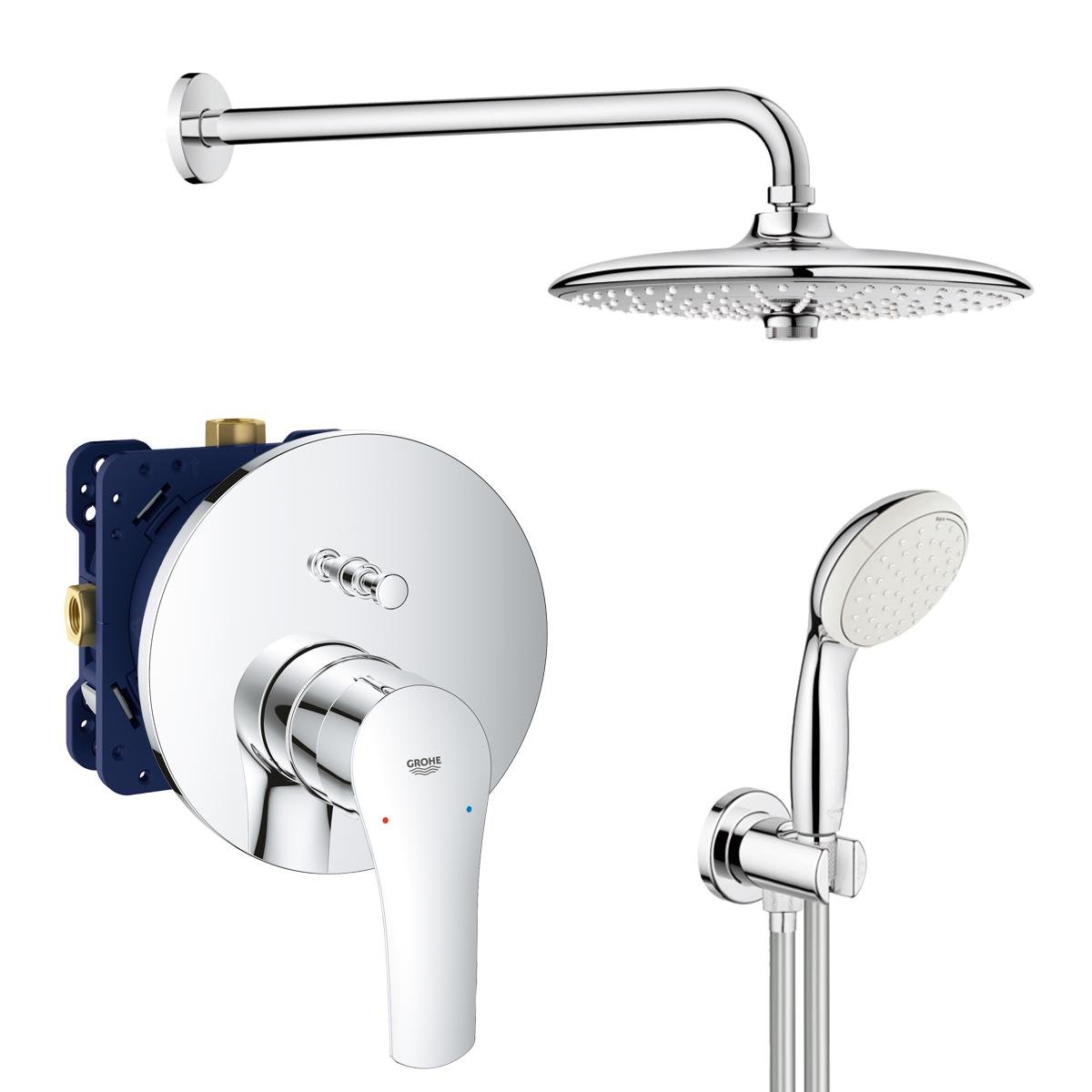 ᐉ Душевая система скрытого монтажа Grohe Grohtherm SmartControl со ...