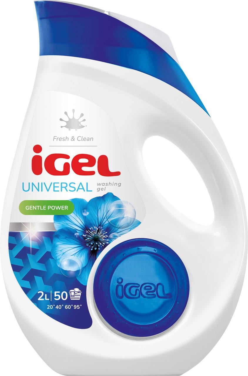 Гель для стирки IGel Universal с ароматом свежести 2 л (3002519993)