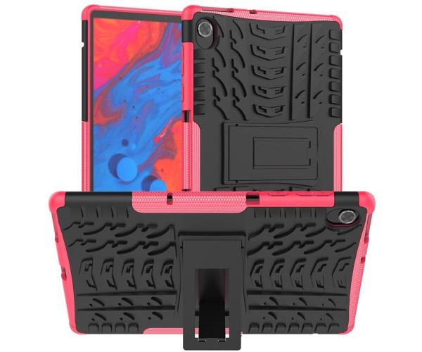 Чехол бронированный Armored Case для Lenovo Tab K10/M10 Plus Малиновый