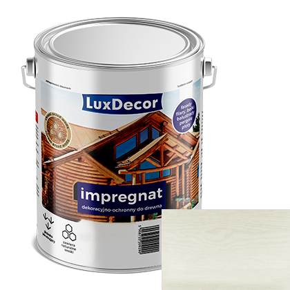 Импрегнат LuxDecor декоративно-защитный 9 л Белый матовый (5906725272225) - фото 2