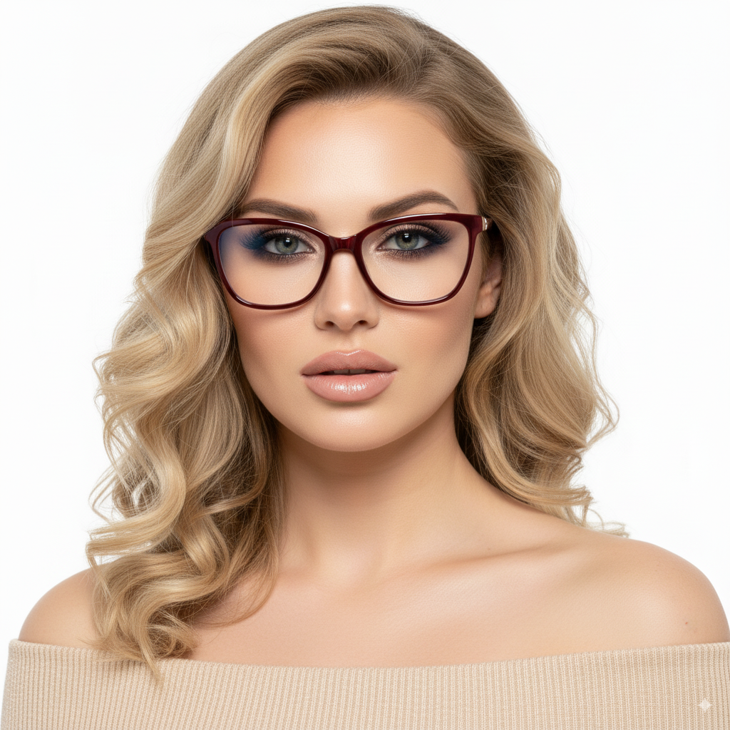 Очки компьютерные с прочной пластиковой оправой и линзами Blueblocker плюса для чтения C2 +1.75 (21616)