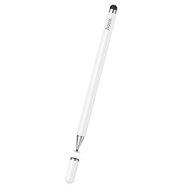 Стилус емкостный универсальный Hoco GM103 Fluent Series с двумя наконечниками White (29777098) - фото 3