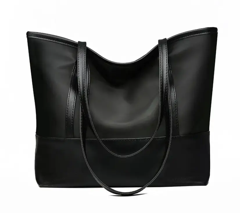 Женская сумка-тоут 40х12х30 см Черный (11431)