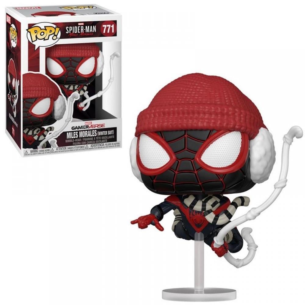 Дитяча ігрова фігурка Funko Pop Marvel Spider-Man Winter Suit 10 см (M SP WS 771)