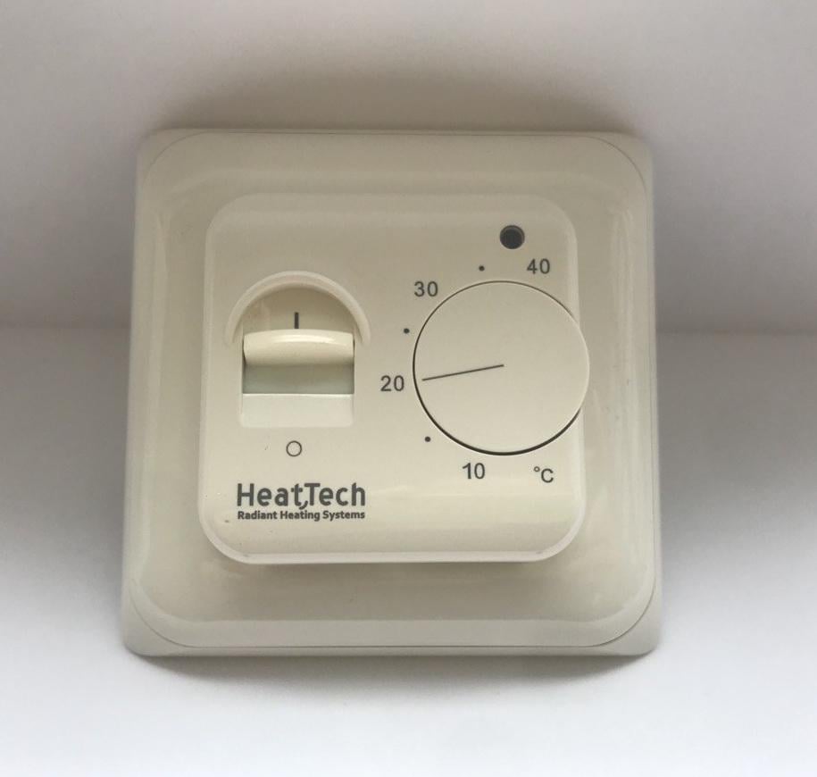 Терморегулятор механический HeatTech HTM108-240 Слоновая кость - фото 3