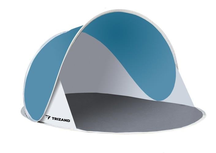 Намет пляжний Trizand 10179 145x100x70 см Бірюзово-білий (10179)