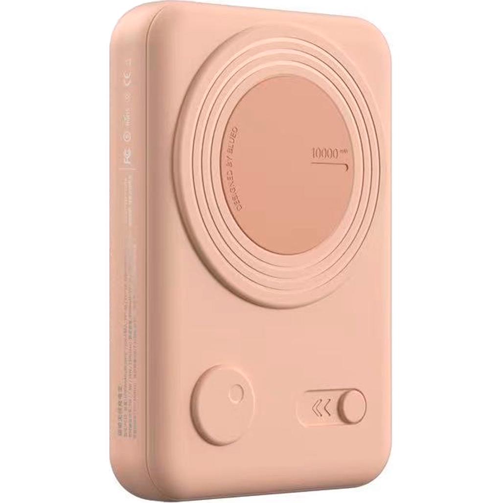 Внешний аккумулятор Blueo Magnetic Wireless With Stand 20W 10000 mAh Pink (P010PNKS)