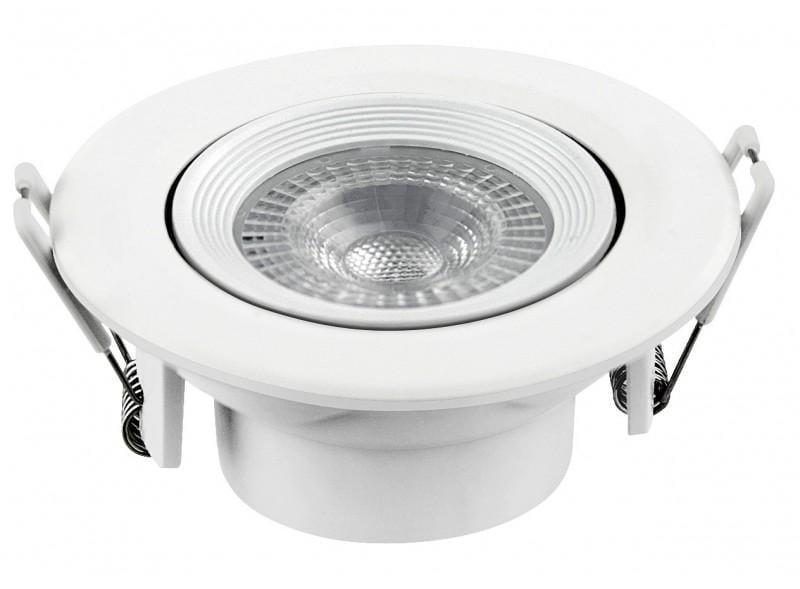 Панель LED Luxel круг 12w 1080 Lm 4000K IP20 140х60 мм (DL-12N)