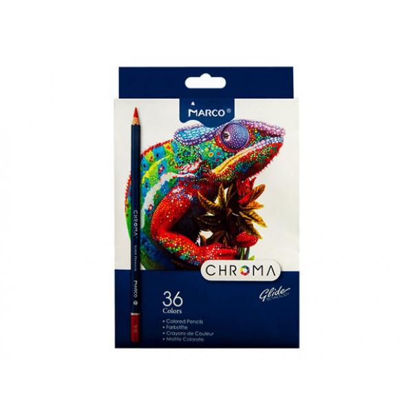 Олівці Chroma 36 кольорів шестигранні