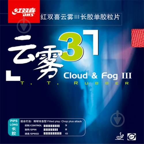 Накладка DHS Cloud  Fog 3 - OX Черный