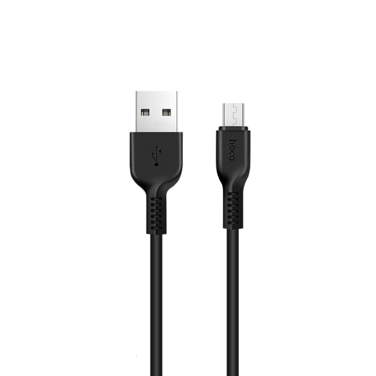 Кабель Hoco X13 Easy charged micro L-1M Black