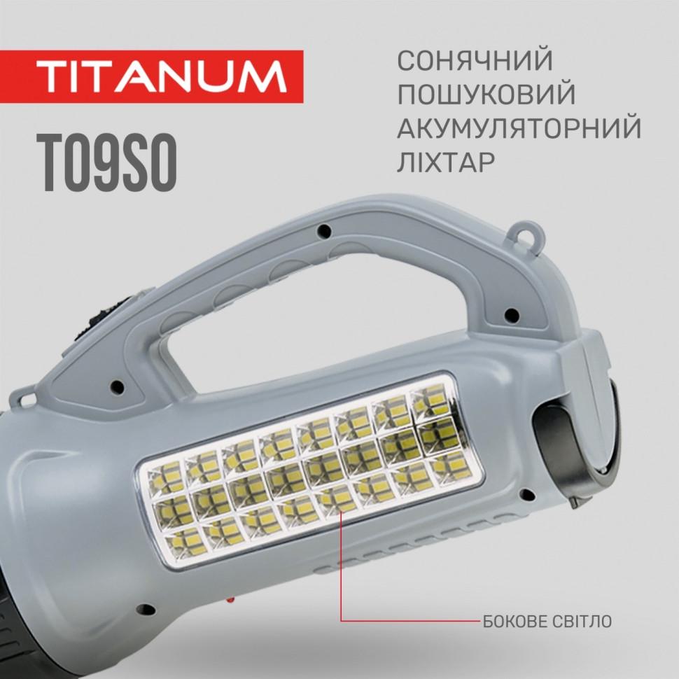 Ручной фонарь TITANUM TLF-T09SO с солнечной батареей (11265945) - фото 6