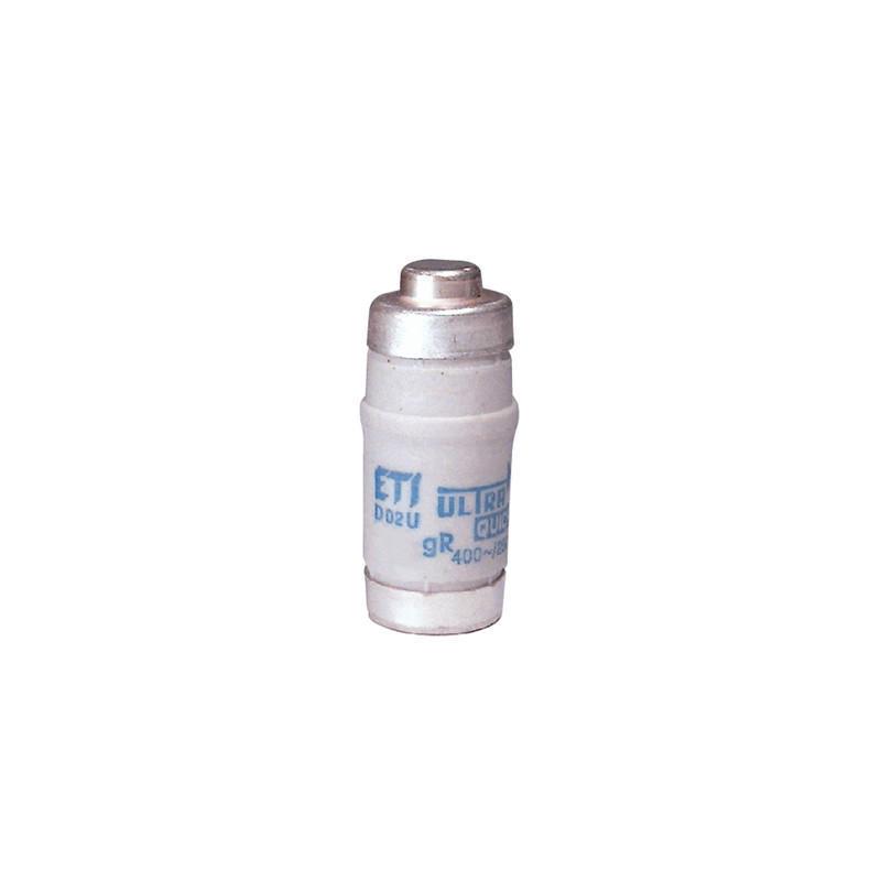 Предохранитель цилиндрический плавкий ETI D02UQ 25A gR D02 400 В 50кА (4312002)