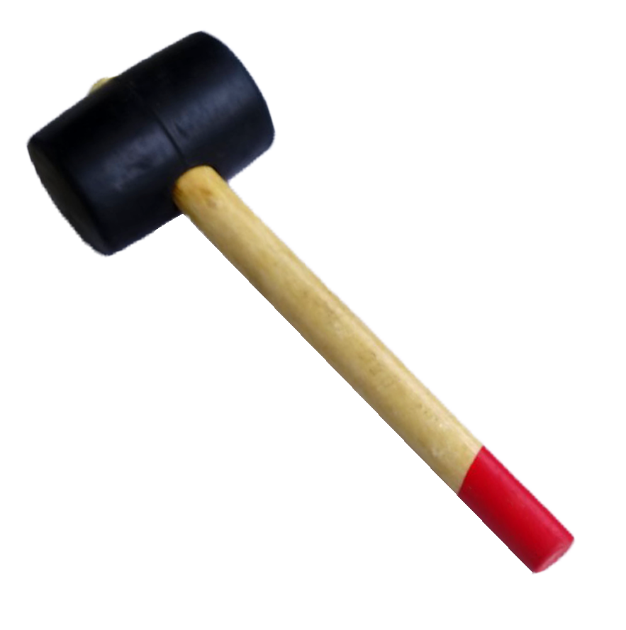 Киянка резиновая с деревянной ручкой 900 г (52085) - фото 1 Киянка резиновая с деревянной ручкой 900 г (52085) - фото 1