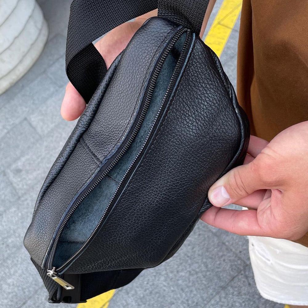 Бананка мужская из натуральной кожи - фото 8 Бананка мужская из натуральной кожи - фото 8