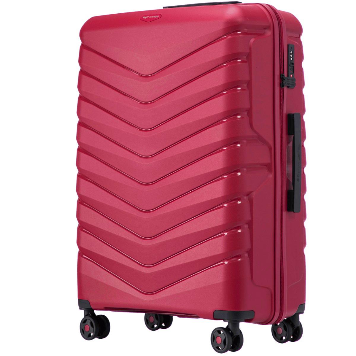 Чемодан полипропиленовый Wings PHX01 большой Красный (Wp00539) - фото 1 Чемодан полипропиленовый Wings PHX01 большой Красный (Wp00539) - фото 1