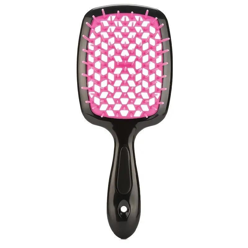 Расческа-щетка для волос Черно-розовый (2476286163)