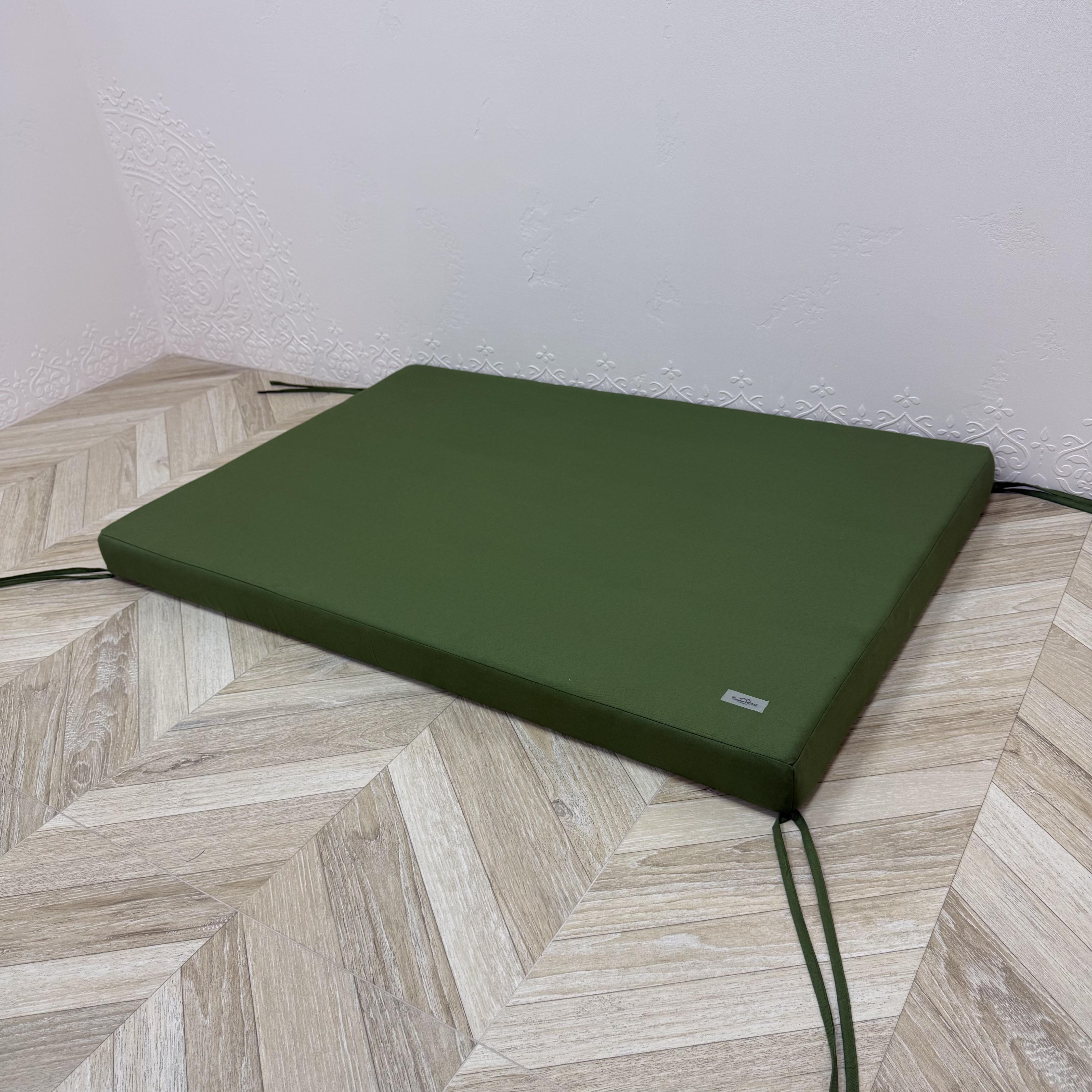 Матрас Comfort Home на подоконники/каркасы/поддоны/садовую мебель 120х40х8 см Olive