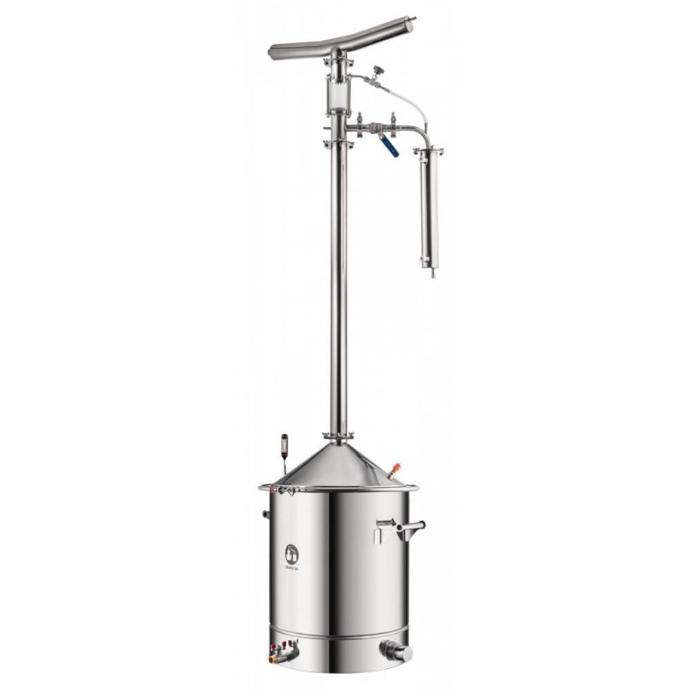 Дистиллятор Смакуй Прима Тора 2в1 фланец купольная крышка 60 л