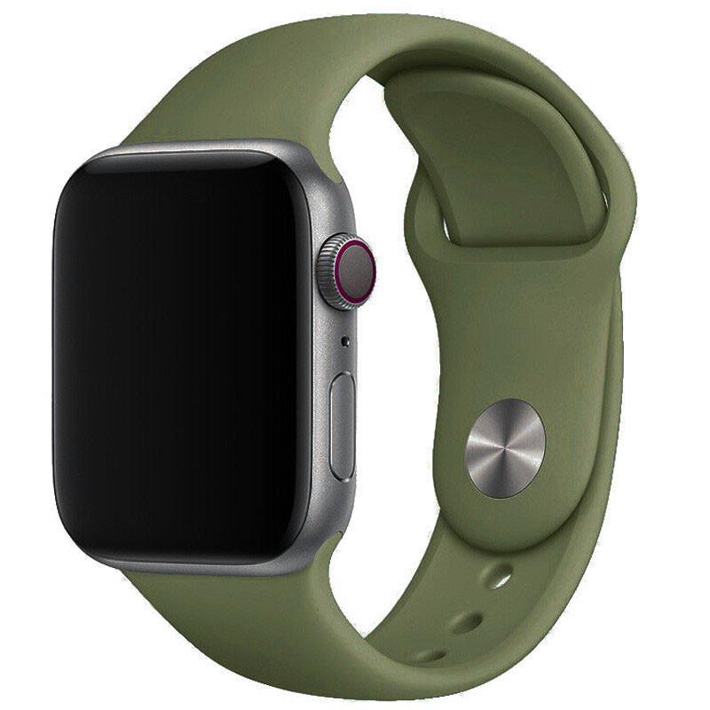 Ремінець силіконовий для Apple Watch Sport Band 38/40/41 S/M-M/L 3 шт. Зелений (00000032192_63)