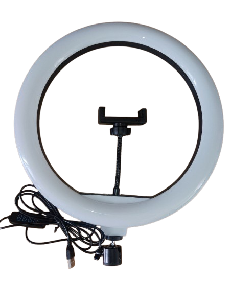 Кольцевая лампа Ring Light с держателем для смарфона 33 см (25027900)