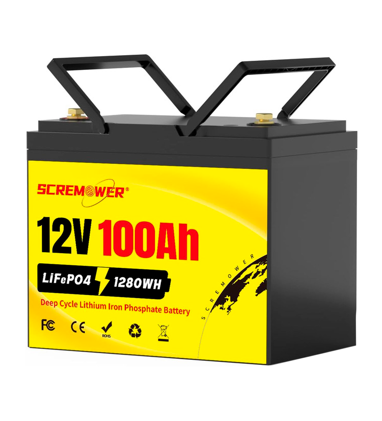 Аккумулятор SCREMOWER LiFePO4 12V 100 Aч 200A (2381472604)