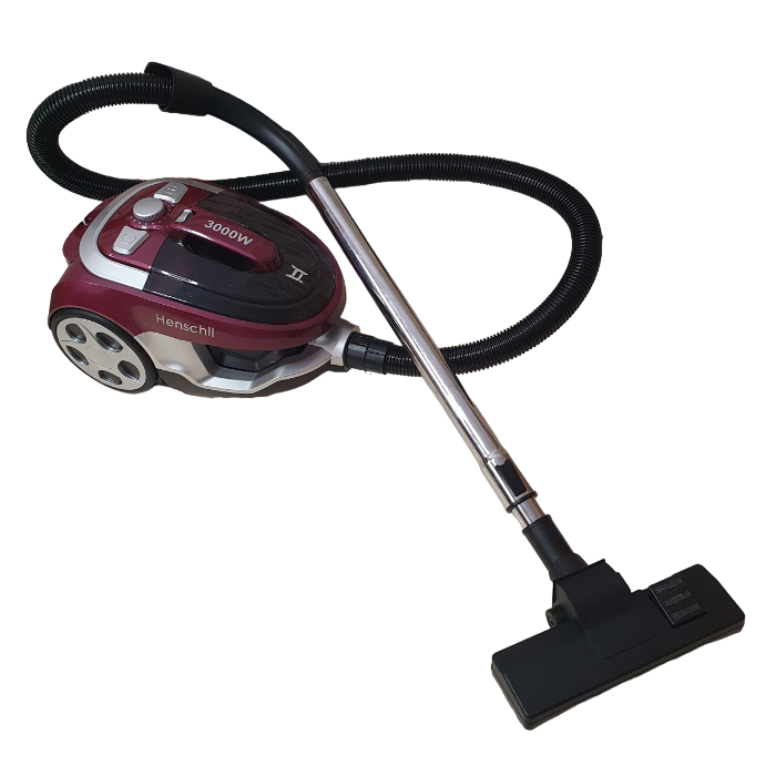 Пылесос контейнерный Henschll XN19-87 3000 W 4 л Бордовый (14439117)