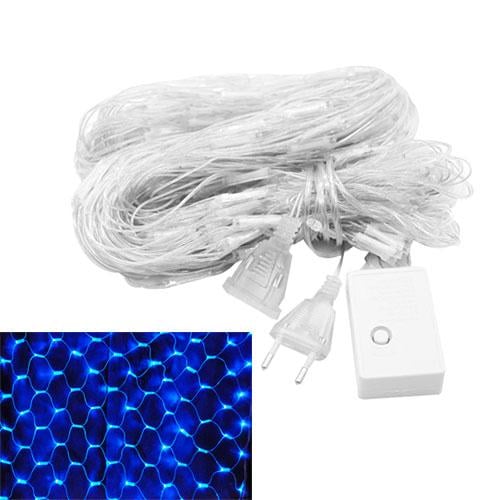 Гірлянда новорічна світлодіодна Сітка синя 180 LED 2x1,8 м (510253) - фото 2 Гірлянда новорічна світлодіодна Сітка синя 180 LED 2x1,8 м (510253) - фото 2