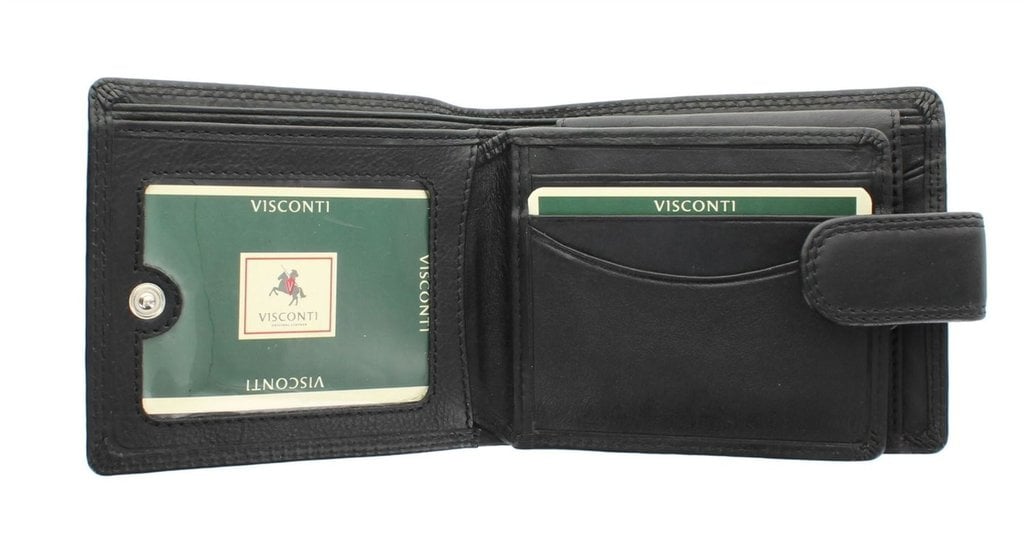 Кошелек мужской Visconti HT10 Knightsbridge BLK кожаный Черный - фото 6 Кошелек мужской Visconti HT10 Knightsbridge BLK кожаный Черный - фото 6