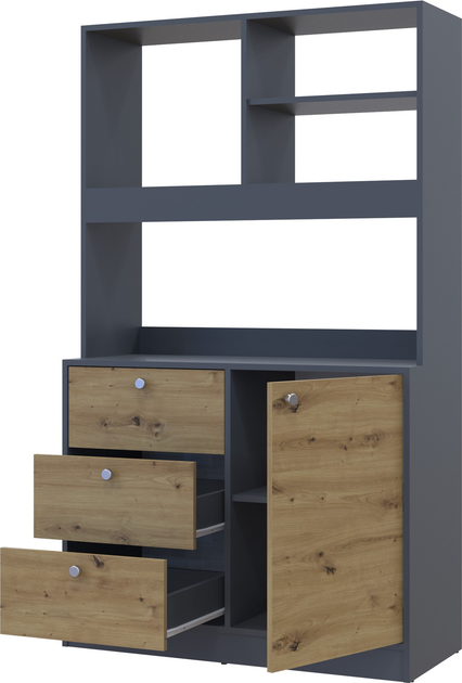 Кухня міні Doros Графіт/Дуб Евок (81359336)