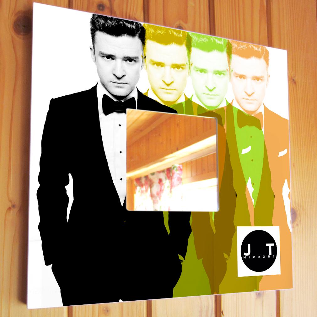 Зеркало декоративное Певец Justin Timberlake 260х260 мм (M00811)