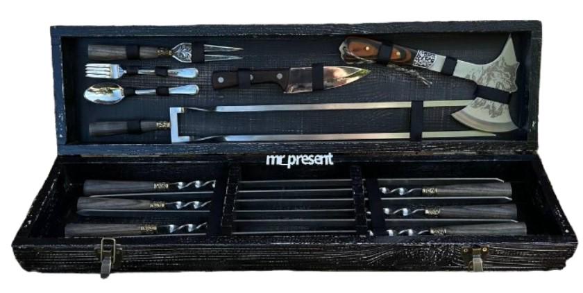 Набор шампуров Lux-Premium №6 ручной работы