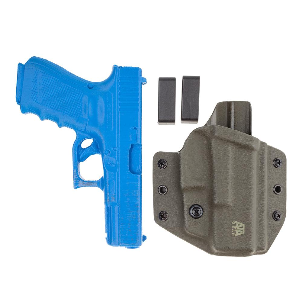 Кобура внешнепоясная ATA-Gear Hit Factor v.1 GLOCK 19/23/19X/45 Olive Drab (HF1GL19R-OD) - фото 2 Кобура внешнепоясная ATA-Gear Hit Factor v.1 GLOCK 19/23/19X/45 Olive Drab (HF1GL19R-OD) - фото 2