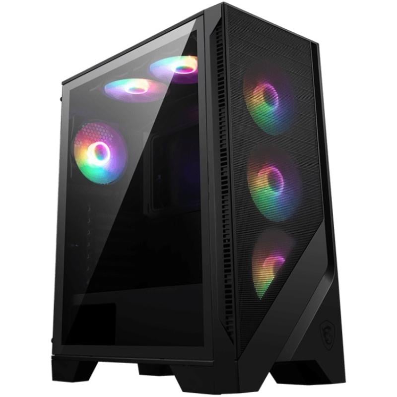 Корпус для ПК MSI MAG Forge 120A Airflow Midi-Tower PSU ATX/MicroATX/Mini-ITX RGB Black (35386420)