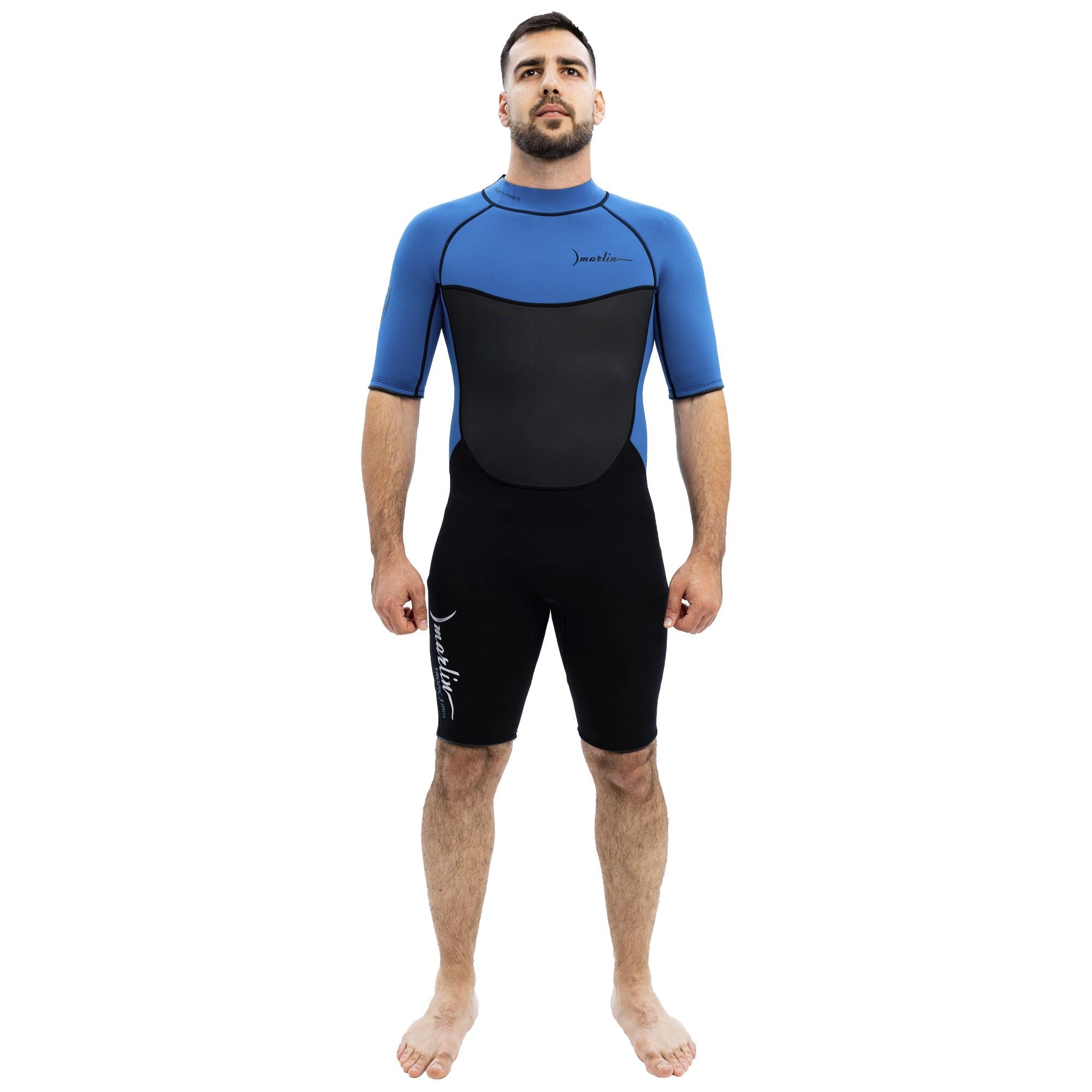 Гідрокостюм для кайтингу Marlin TROPIC SHORTY MAN 3 мм L Blue/Black (16210941)