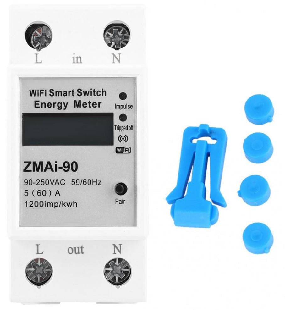 Ватметр ZMAi-90 на DIN-рейку з WiFi 220 В 60 А