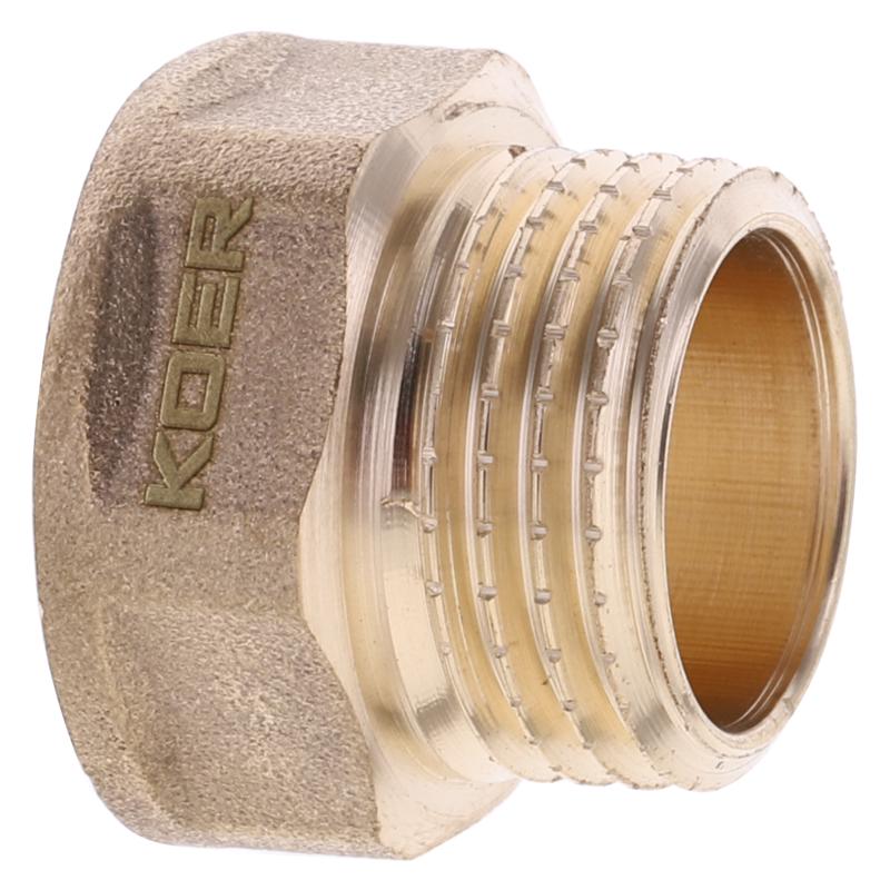 Удлинитель KOER KR3008 латунь внутренняя-наружная 1/2" (76826)