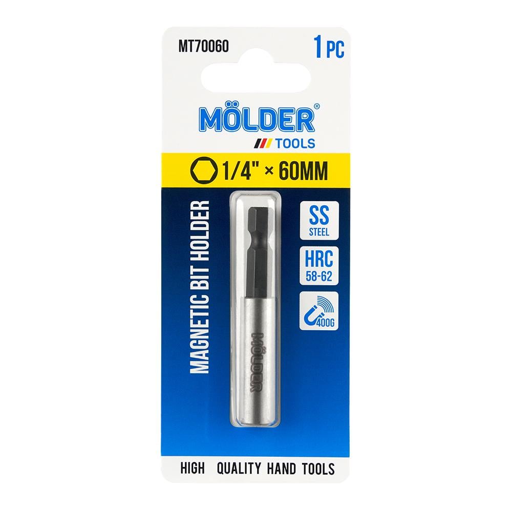 Тримач біт магнітний Molder 60 мм 1 шт. (MT70060)