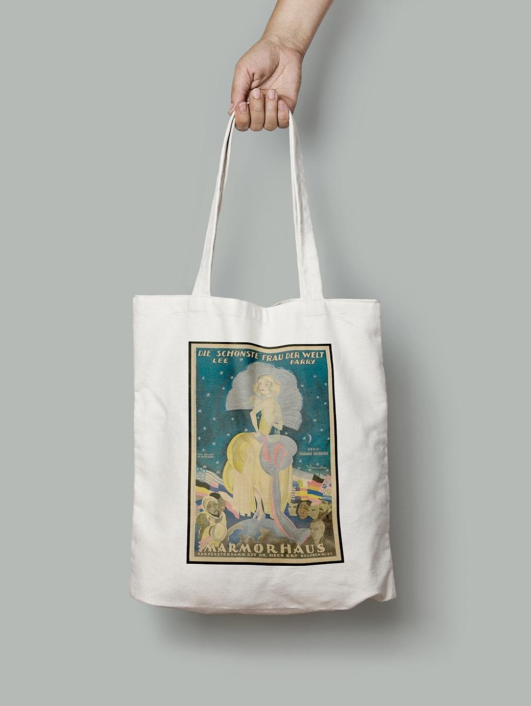 Эко-сумка Самая красивая женщина в мире 1924. Режиссёр Рихард Айхберг шопер (Afisha1904004_Bag)
