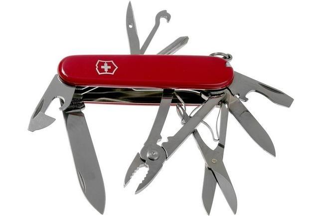 Нож складной Victorinox Deluxe Tinker 17 функций Slip-joint нержавеющая сталь X55CrMo14 Красный (2208692137) Нож складной Victorinox Deluxe Tinker 17 функций Slip-joint нержавеющая сталь X55CrMo14 Красный (2208692137)
