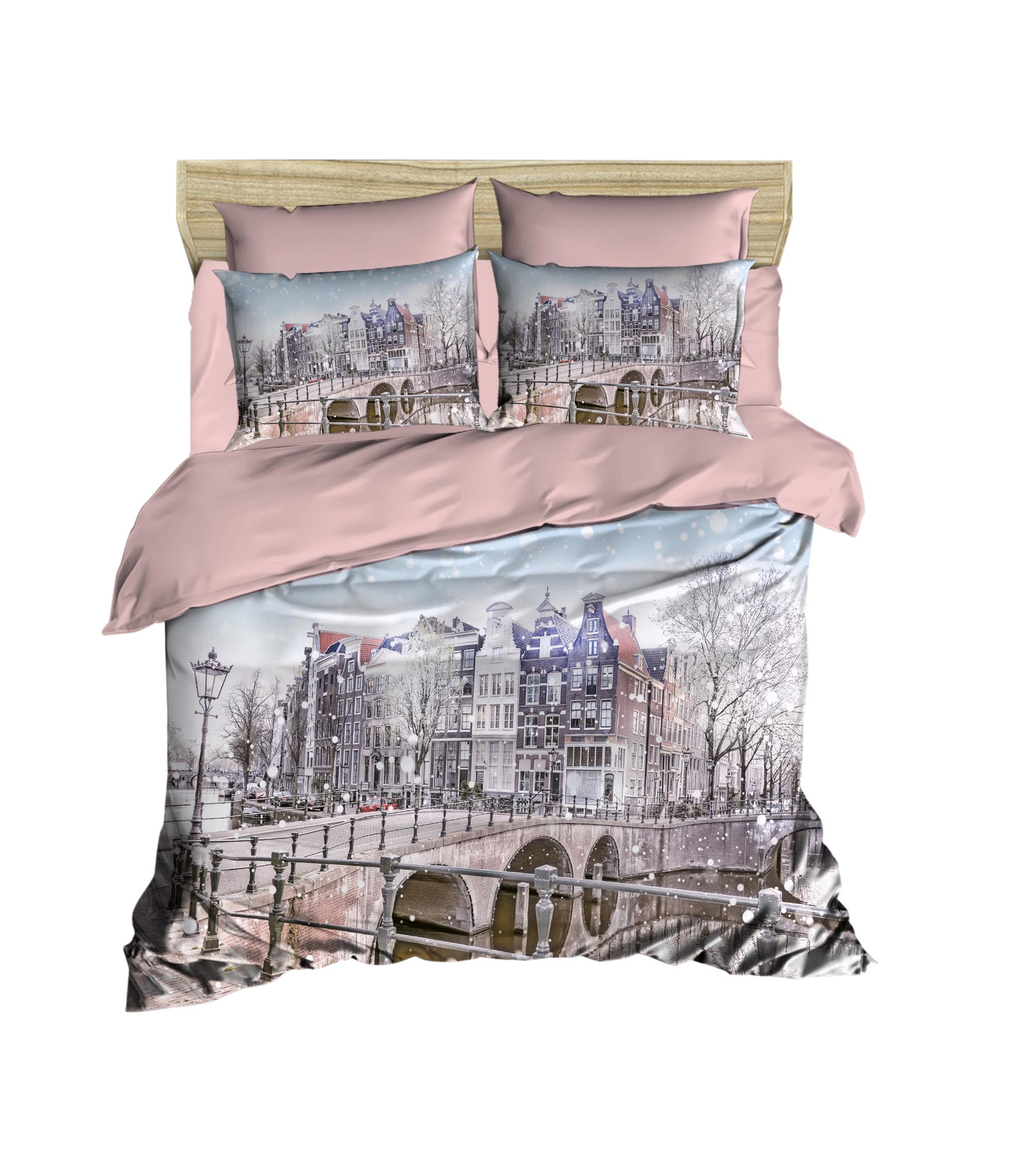 Комплект постельного белья LIGHTHOUSE ranforce+3D Snow City 200х220 см (2200000600912)