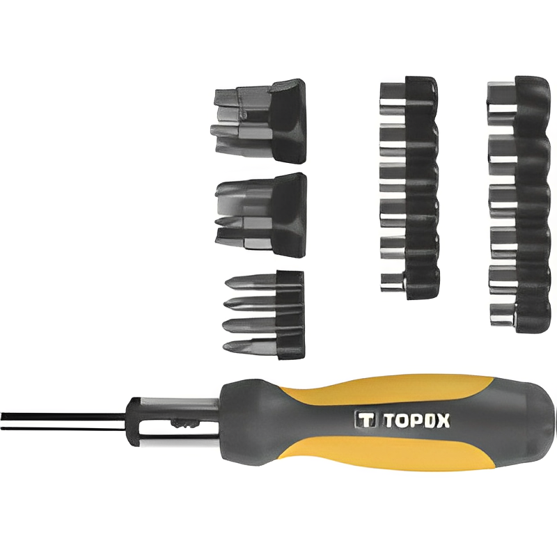 Набор насадок и сменных головок TOPEX с держателем 29 шт. (39D356)