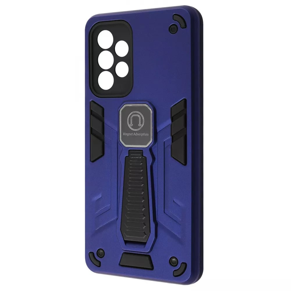 Чехол противоударный, с подставкой Armor Magnetic для телефона Samsung Galaxy A52 (A525F) Blue