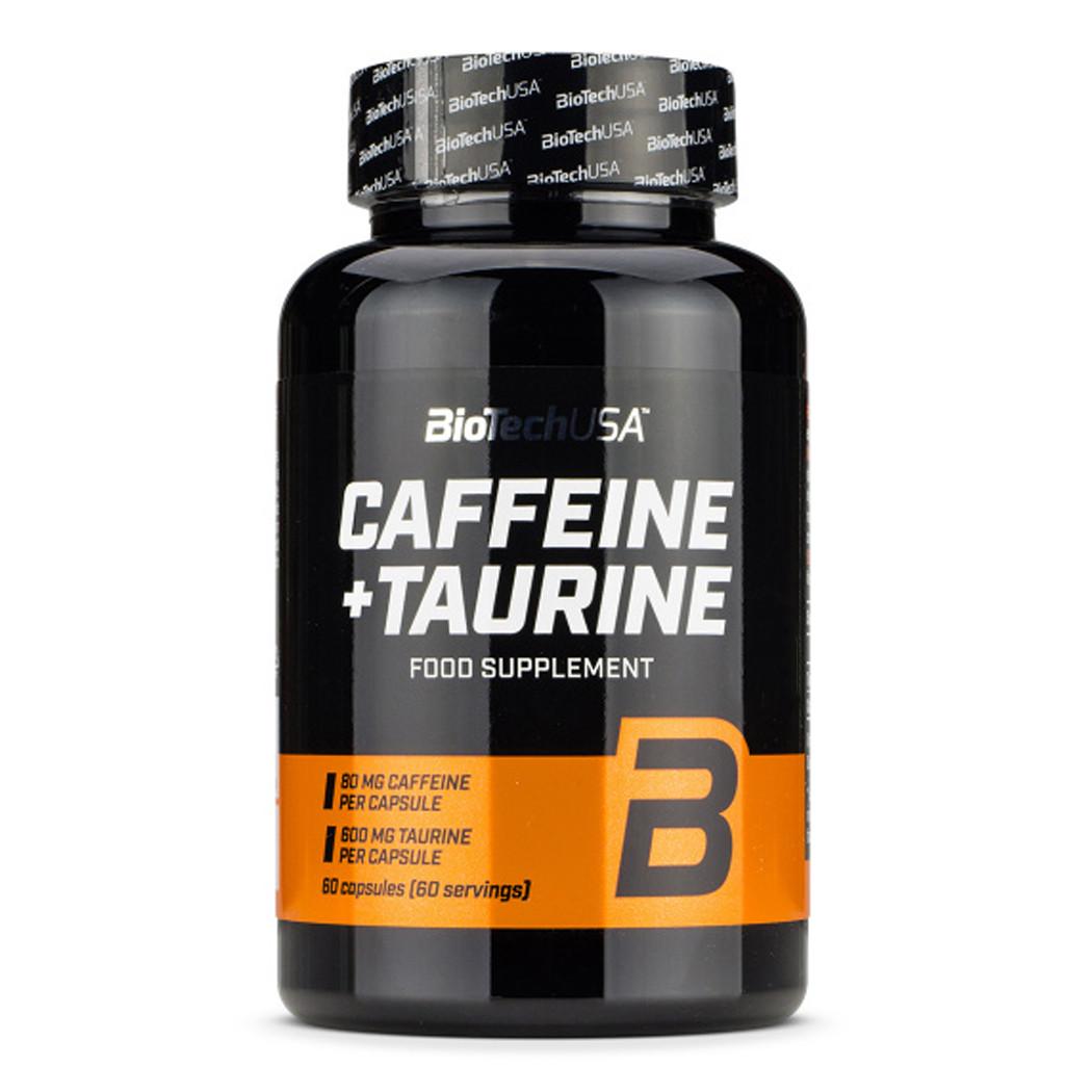 Кофеїн і таурин BioTech USA Caffeine+Taurine 60 капс. (20897-01)