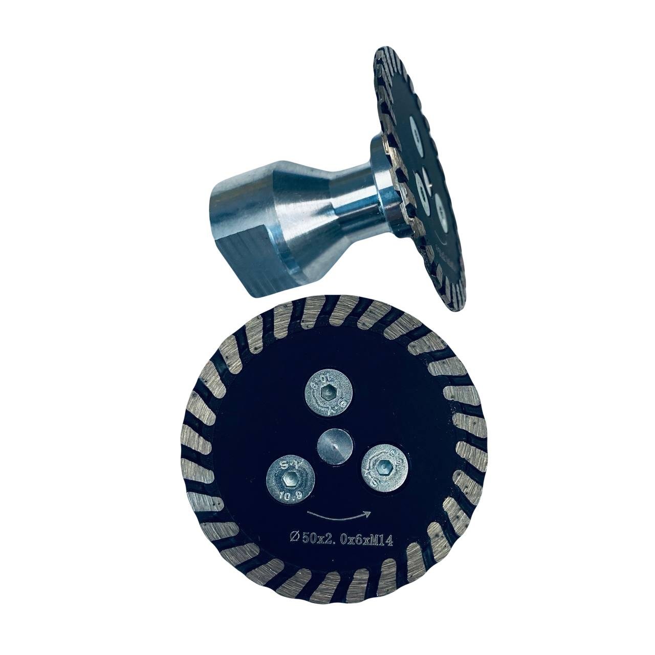 Диск отрезной алмазный с фланцем 50х2х6хМ14 (29560082)