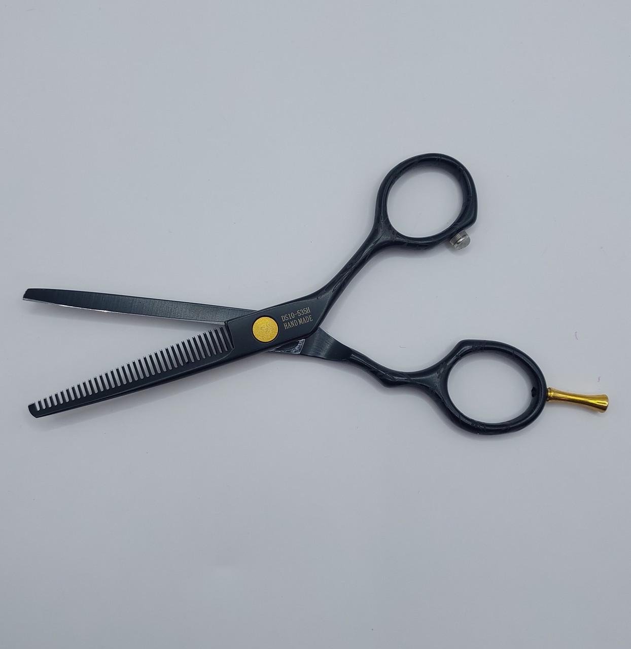 Ножницы парикмахерские филировочные ДенІС professional CA10-535H Black (1453069939)