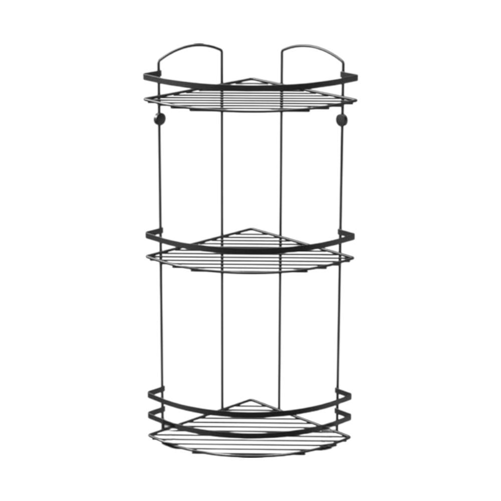 Полка угловая трехуровневая Tekno-tel LM009H Черный
