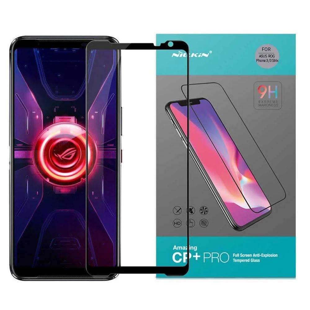 Защитное стекло Nillkin Amazing CP+ PRO 5D Full Glue для Asus ROG Phone 3/3 Strix Black 0,33 мм - фото 2