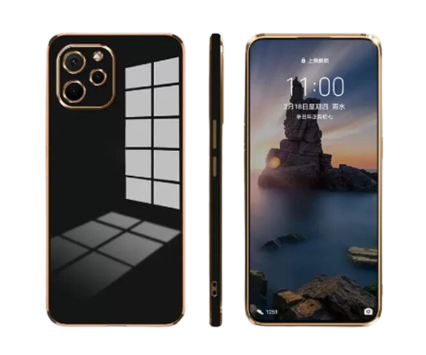 Чехол накладка Silicone Adds 6D для Huawei Nova Y61 Черный