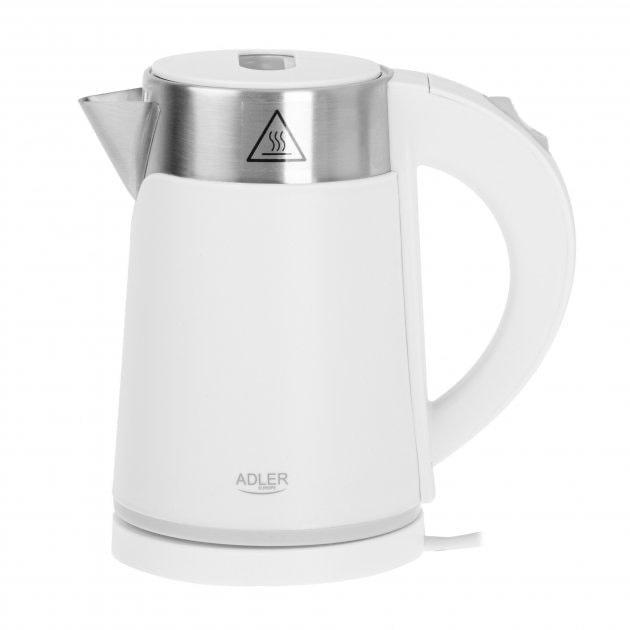 Чайник електричний Adler AD 1372 White (03323) Чайник електричний Adler AD 1372 White (03323)